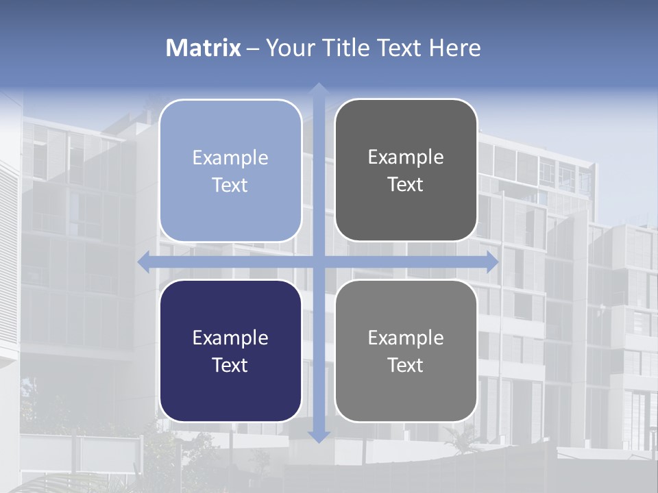 Modern Urban Apartment Building In Sydney, Australia PowerPoint Template