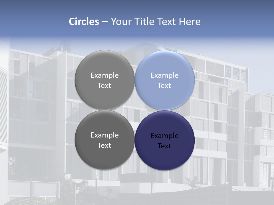 Modern Urban Apartment Building In Sydney, Australia PowerPoint Template