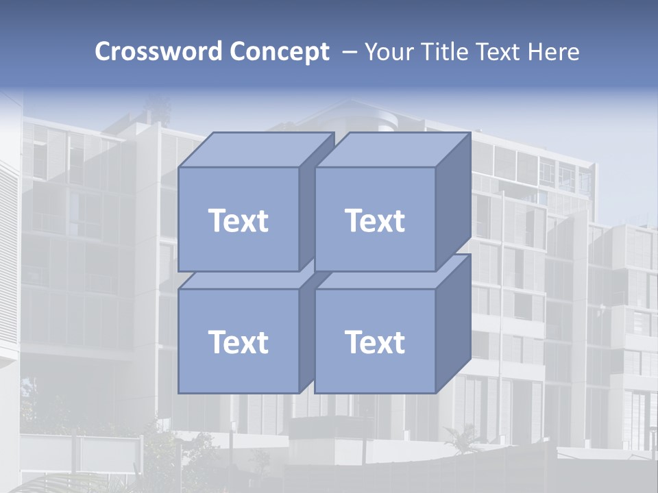 Modern Urban Apartment Building In Sydney, Australia PowerPoint Template