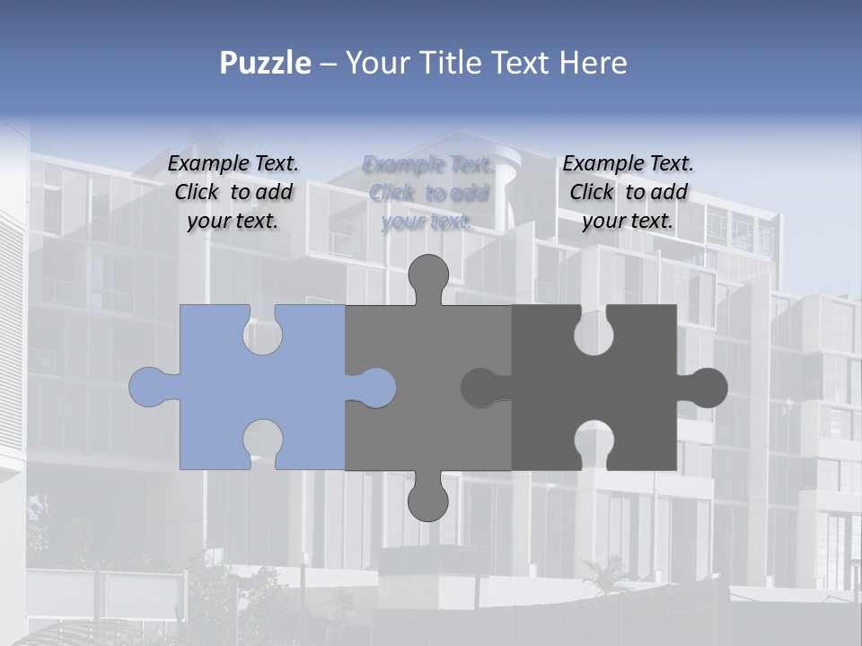 Modern Urban Apartment Building In Sydney, Australia PowerPoint Template