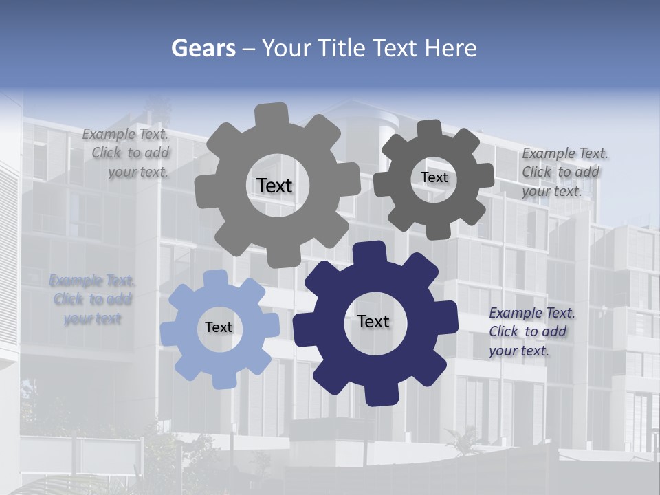 Modern Urban Apartment Building In Sydney, Australia PowerPoint Template