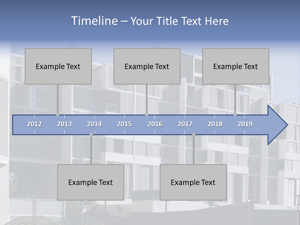 Modern Urban Apartment Building In Sydney, Australia PowerPoint Template
