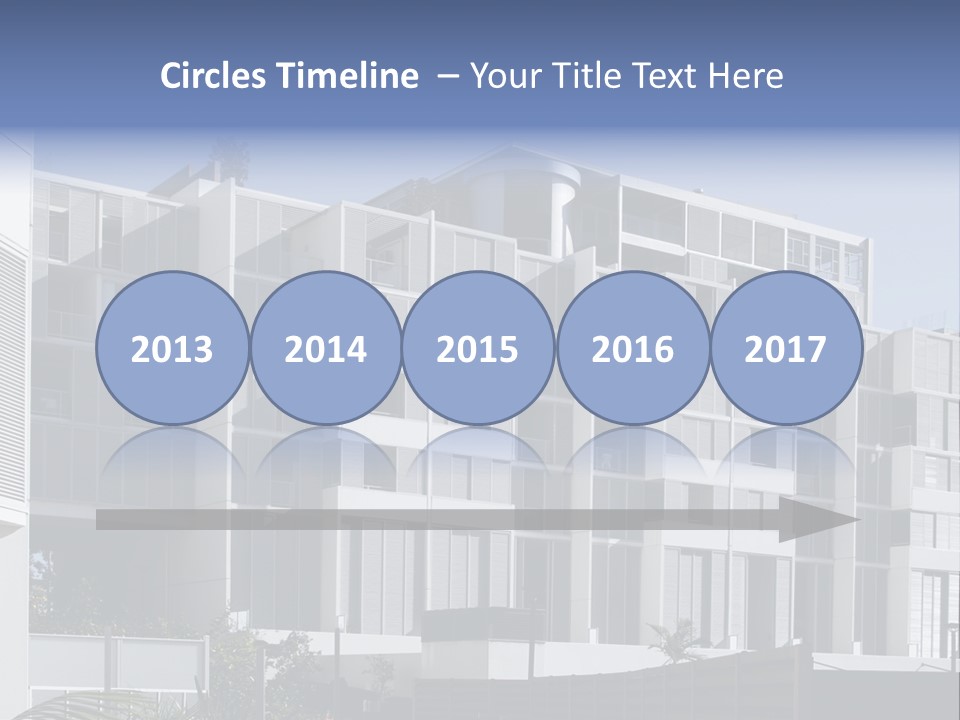 Modern Urban Apartment Building In Sydney, Australia PowerPoint Template