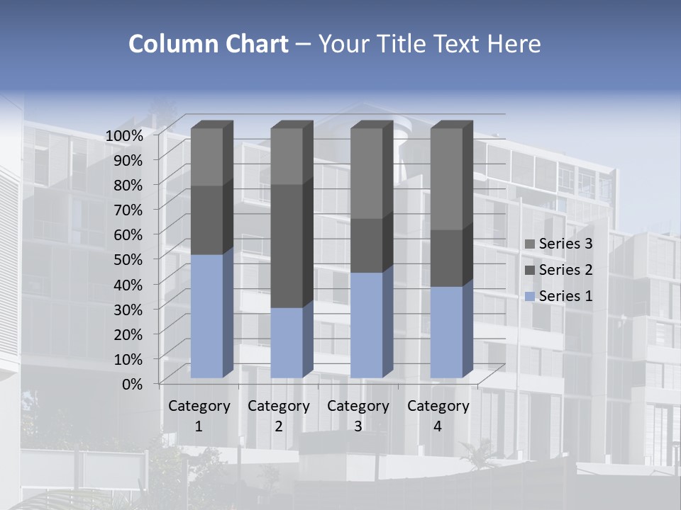 Modern Urban Apartment Building In Sydney, Australia PowerPoint Template