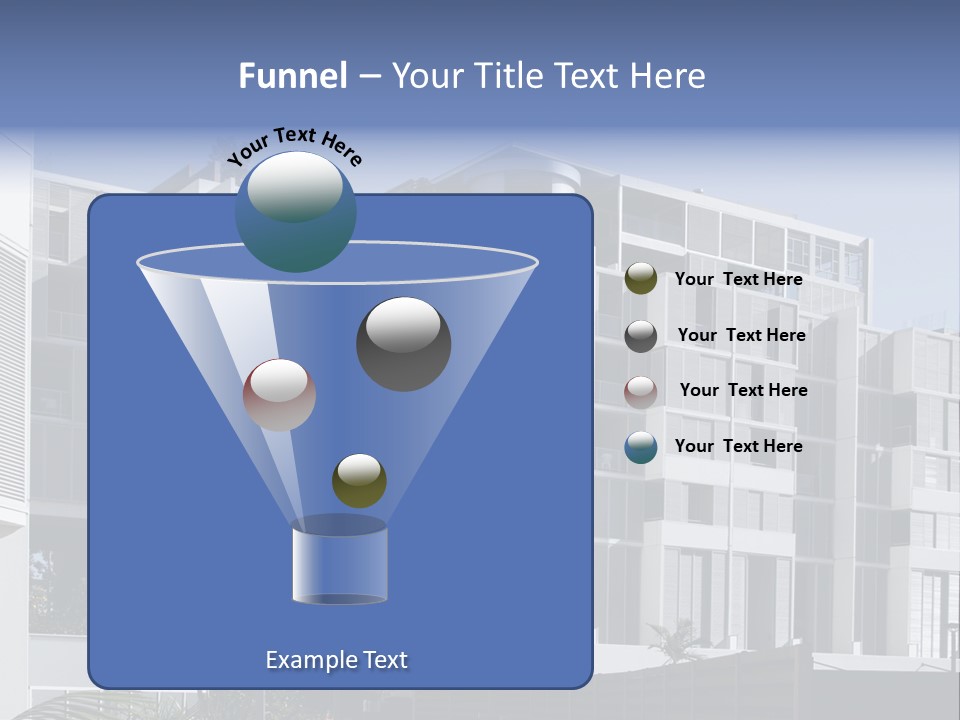 Modern Urban Apartment Building In Sydney, Australia PowerPoint Template