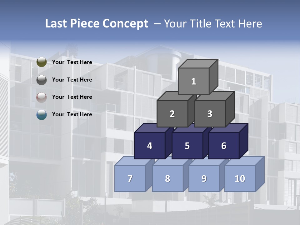 Modern Urban Apartment Building In Sydney, Australia PowerPoint Template