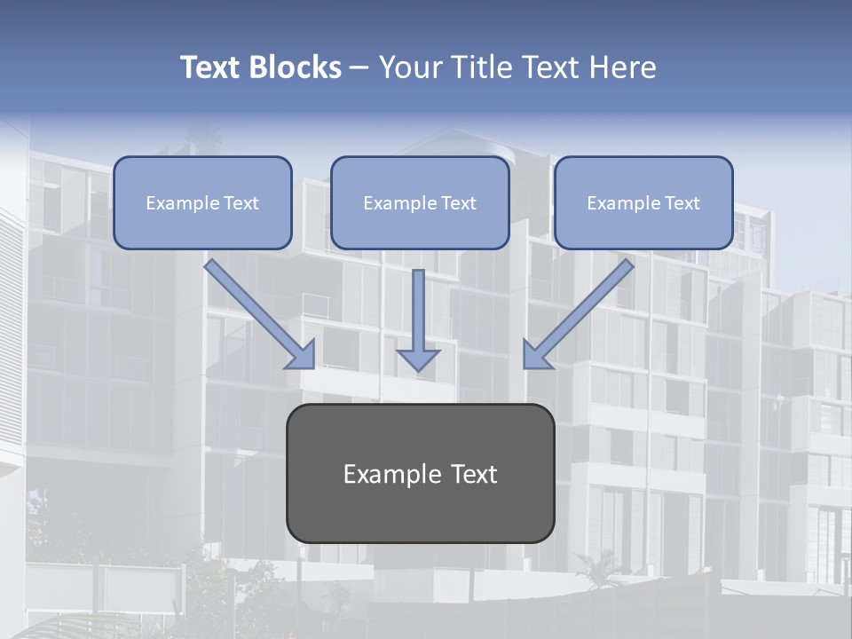 Modern Urban Apartment Building In Sydney, Australia PowerPoint Template