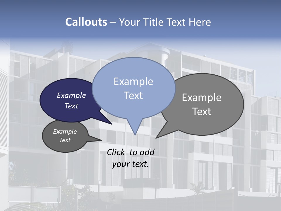 Modern Urban Apartment Building In Sydney, Australia PowerPoint Template