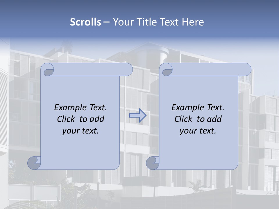 Modern Urban Apartment Building In Sydney, Australia PowerPoint Template