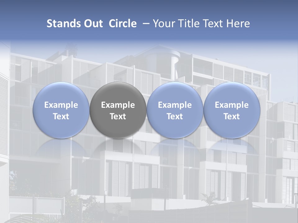 Modern Urban Apartment Building In Sydney, Australia PowerPoint Template