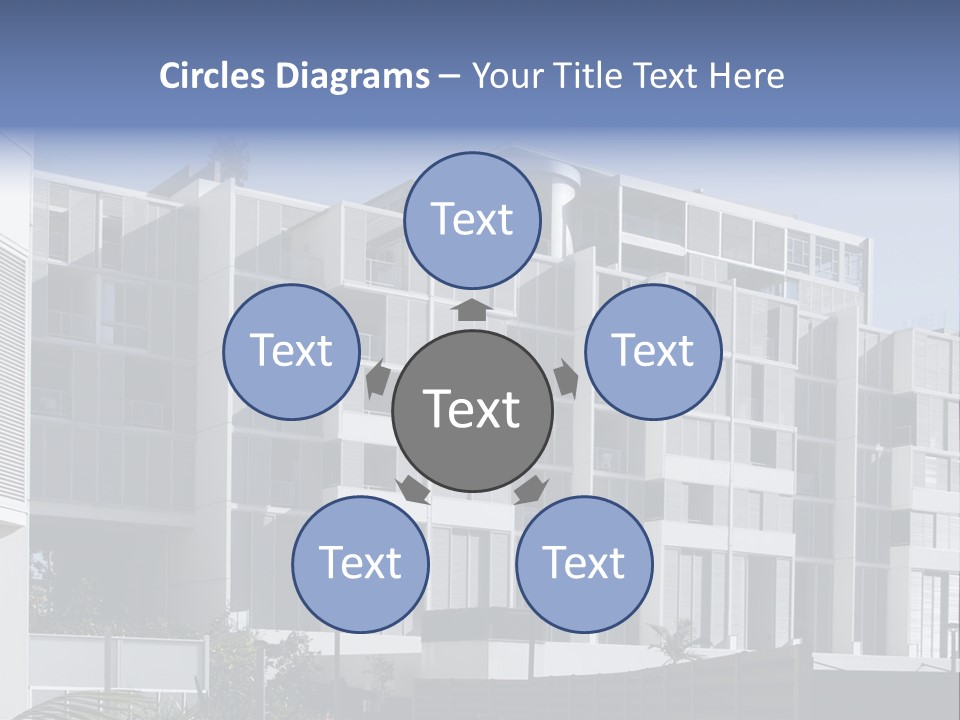 Modern Urban Apartment Building In Sydney, Australia PowerPoint Template