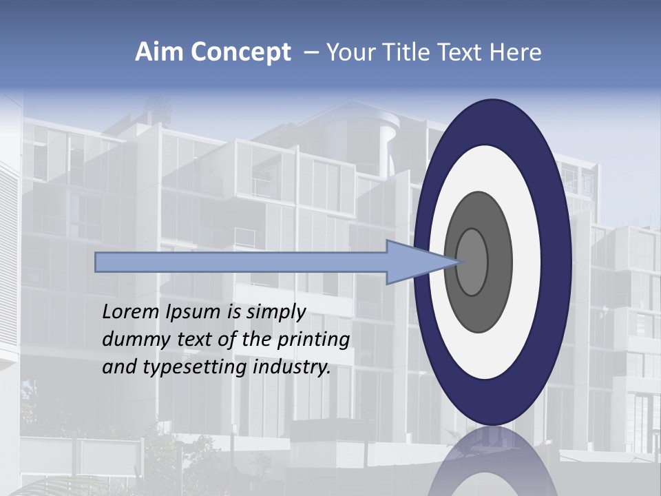 Modern Urban Apartment Building In Sydney, Australia PowerPoint Template