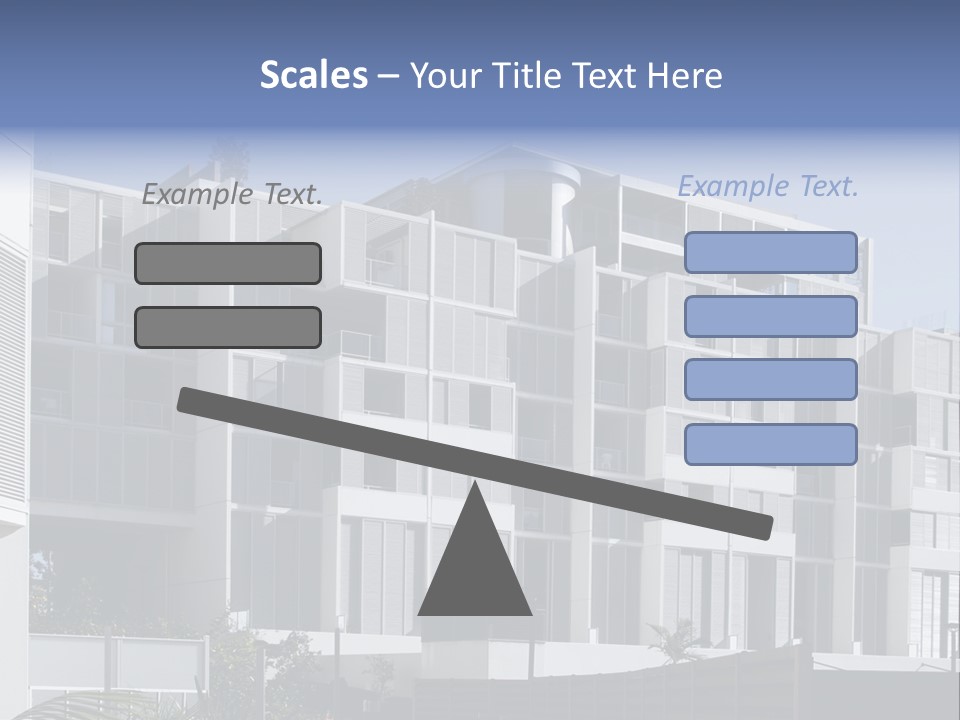 Modern Urban Apartment Building In Sydney, Australia PowerPoint Template