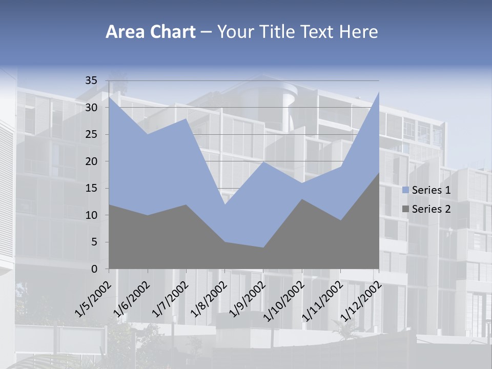 Modern Urban Apartment Building In Sydney, Australia PowerPoint Template