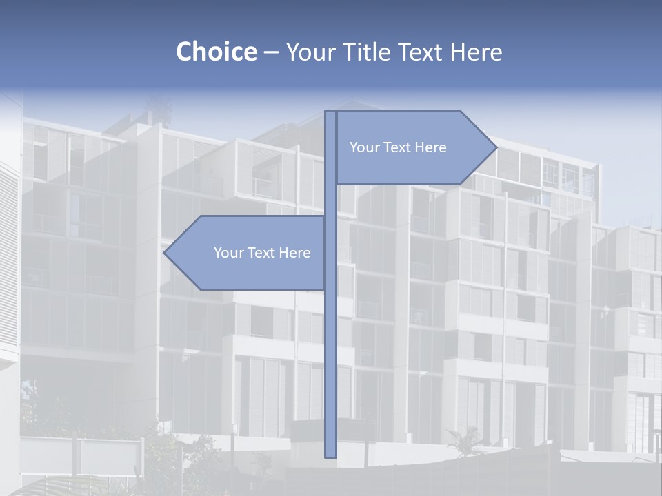 Modern Urban Apartment Building In Sydney, Australia PowerPoint Template