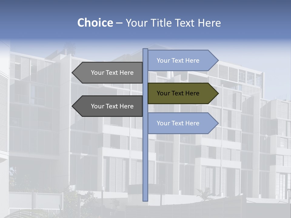 Modern Urban Apartment Building In Sydney, Australia PowerPoint Template
