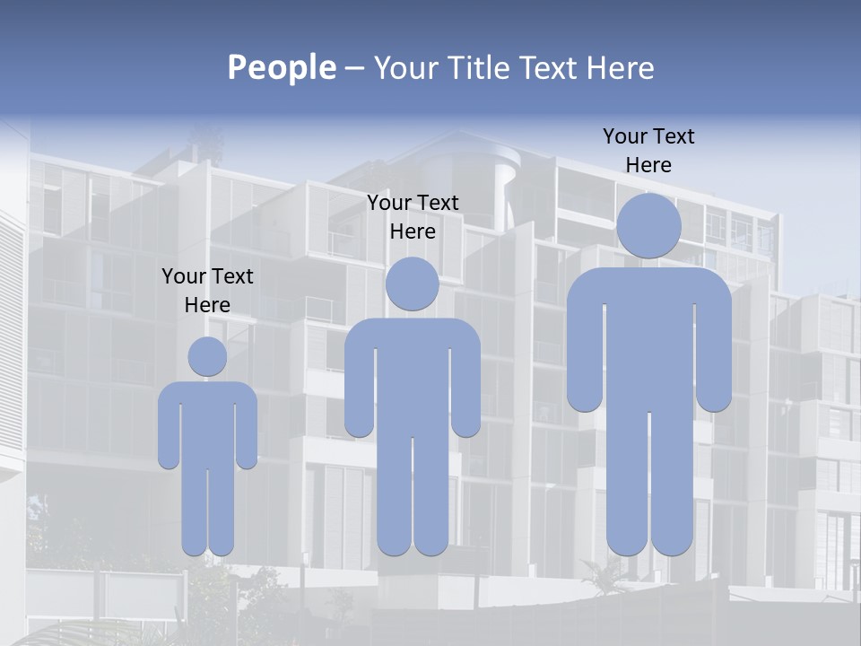 Modern Urban Apartment Building In Sydney, Australia PowerPoint Template