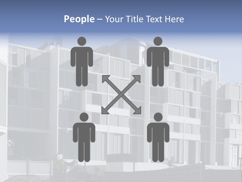 Modern Urban Apartment Building In Sydney, Australia PowerPoint Template