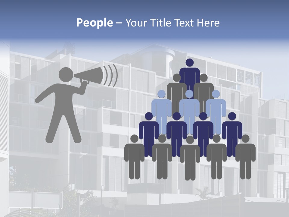 Modern Urban Apartment Building In Sydney, Australia PowerPoint Template