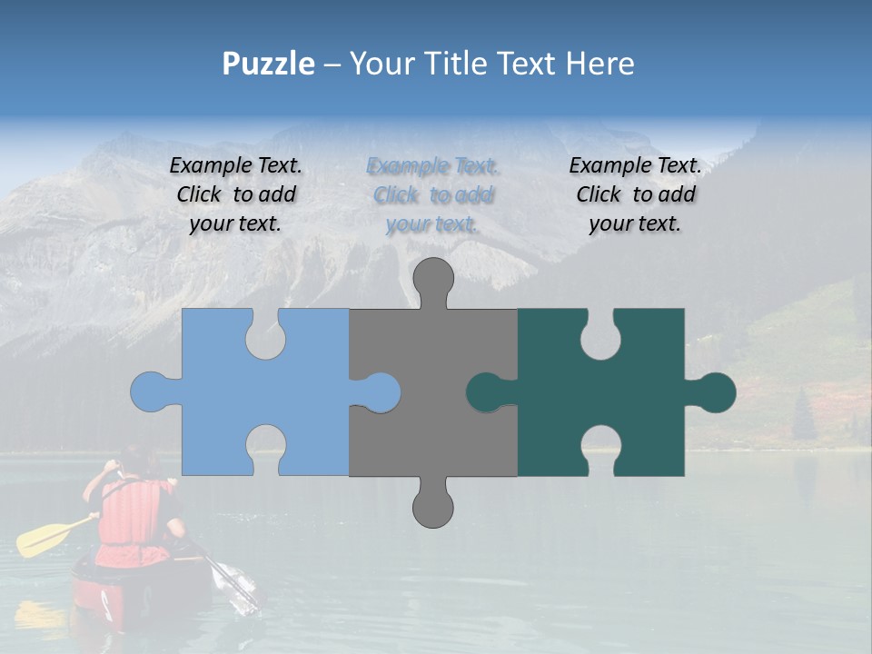 Emerald Lake, Yoho National Park, Canada PowerPoint Template