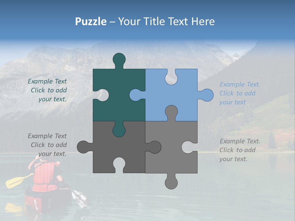 Emerald Lake, Yoho National Park, Canada PowerPoint Template