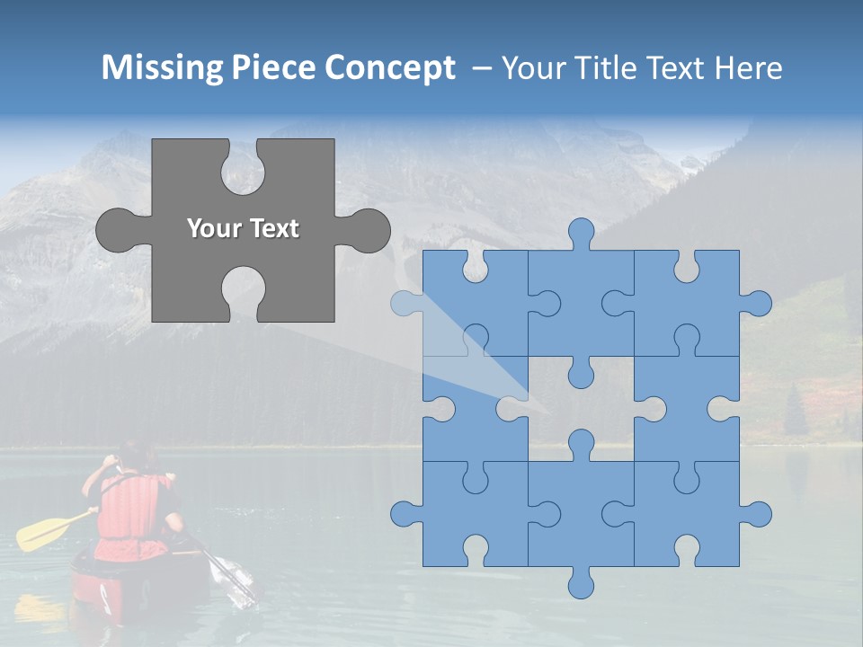 Emerald Lake, Yoho National Park, Canada PowerPoint Template