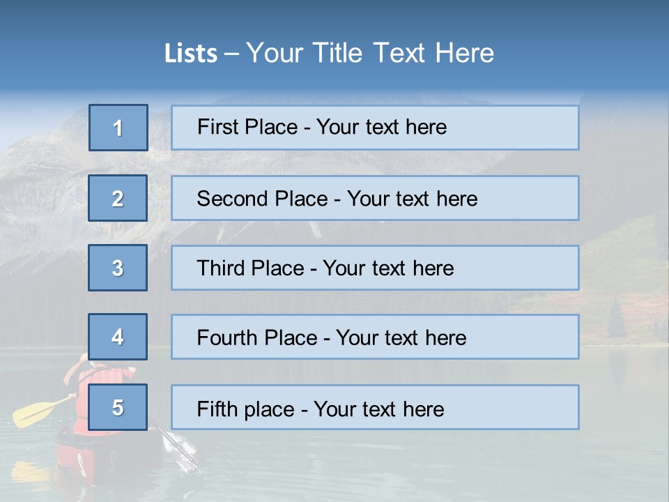 Emerald Lake, Yoho National Park, Canada PowerPoint Template