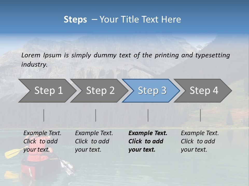 Emerald Lake, Yoho National Park, Canada PowerPoint Template