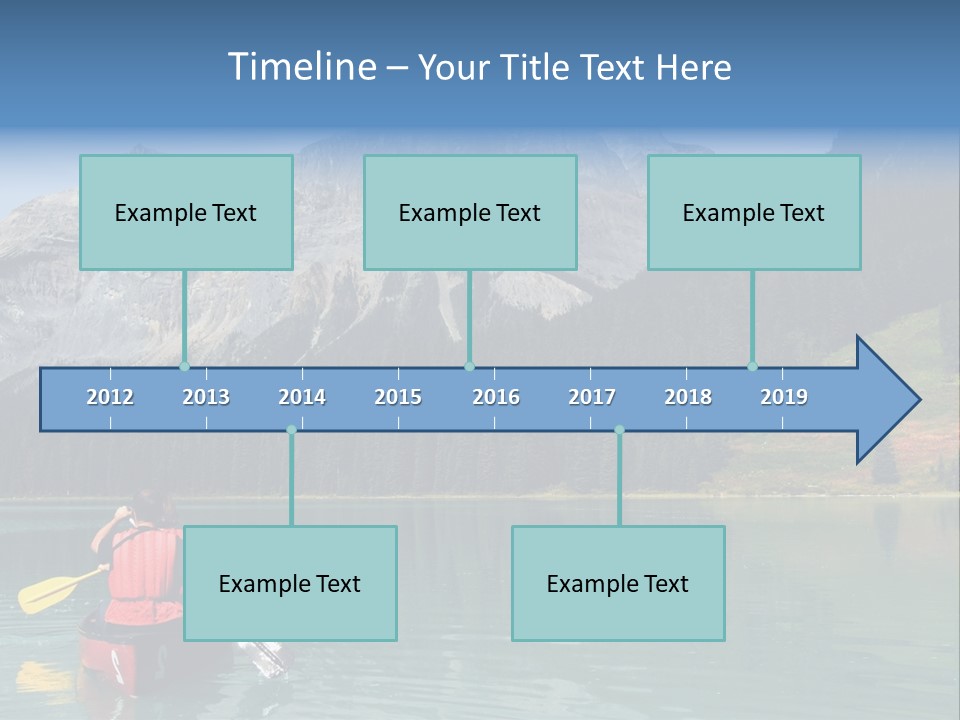 Emerald Lake, Yoho National Park, Canada PowerPoint Template