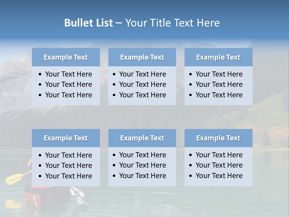 Emerald Lake, Yoho National Park, Canada PowerPoint Template