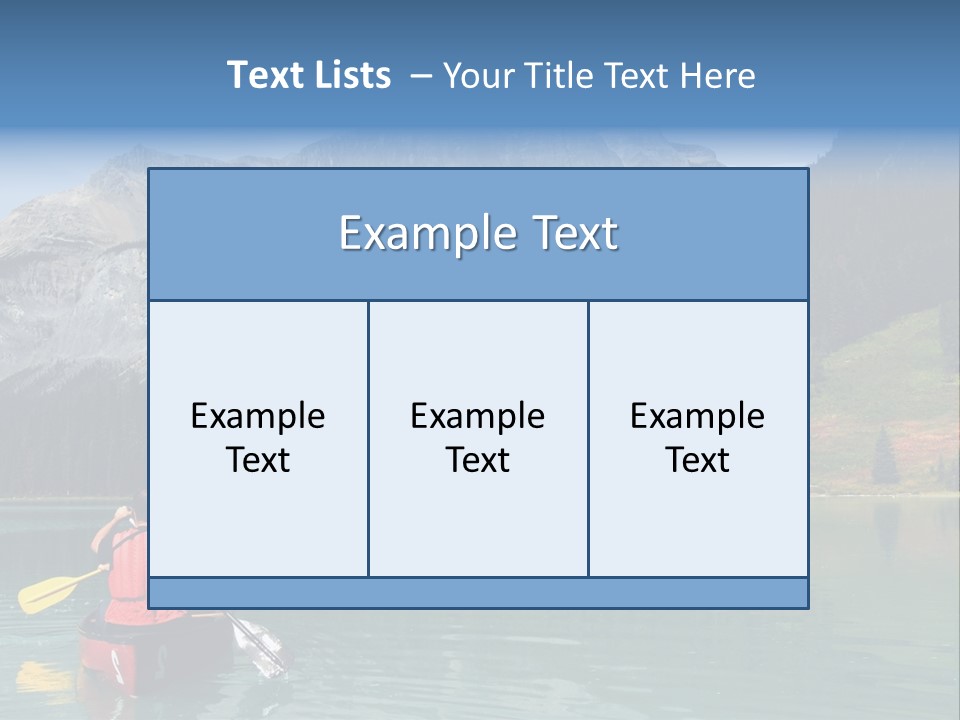 Emerald Lake, Yoho National Park, Canada PowerPoint Template
