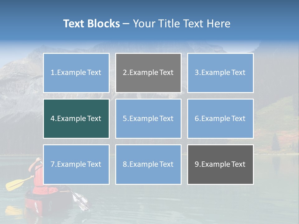 Emerald Lake, Yoho National Park, Canada PowerPoint Template
