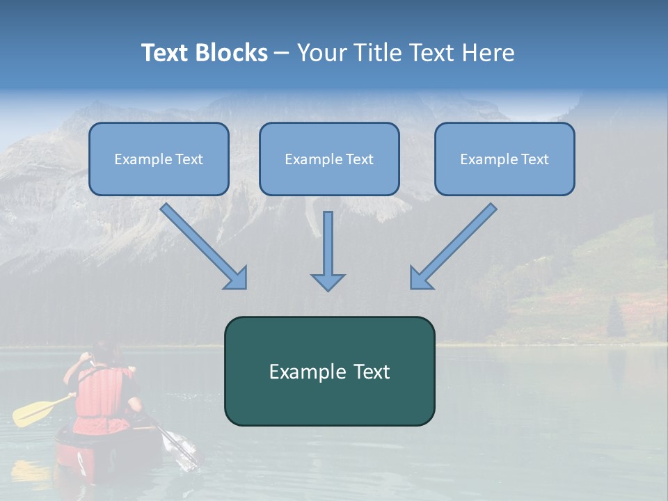 Emerald Lake, Yoho National Park, Canada PowerPoint Template