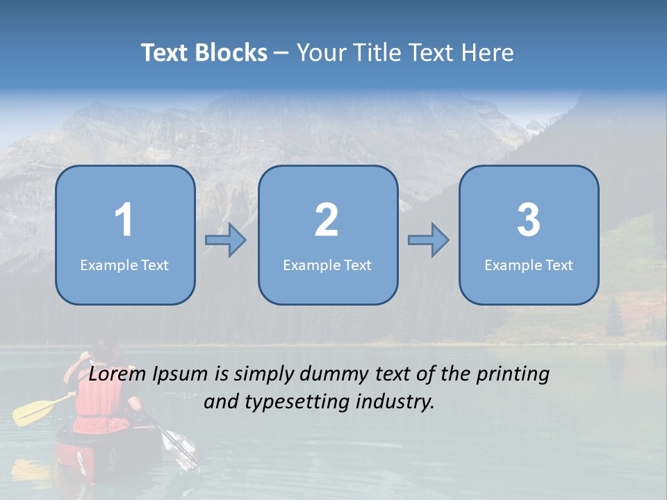 Emerald Lake, Yoho National Park, Canada PowerPoint Template
