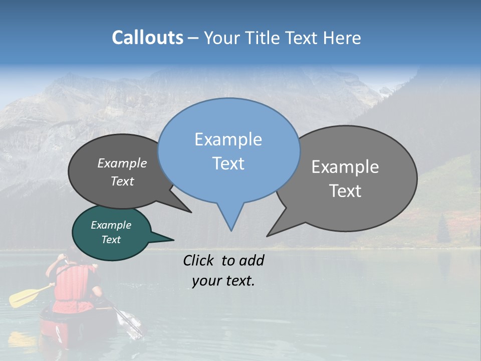 Emerald Lake, Yoho National Park, Canada PowerPoint Template