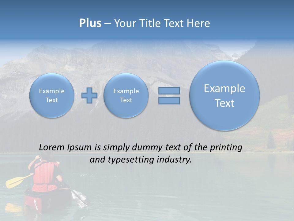 Emerald Lake, Yoho National Park, Canada PowerPoint Template