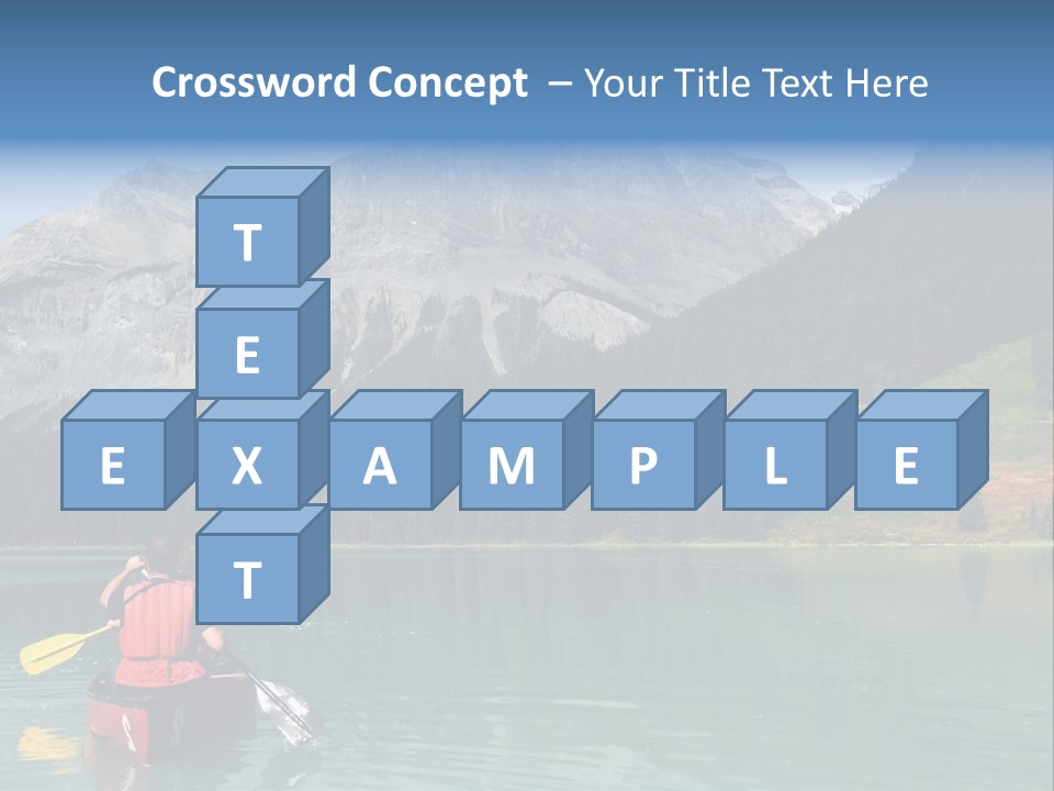 Emerald Lake, Yoho National Park, Canada PowerPoint Template