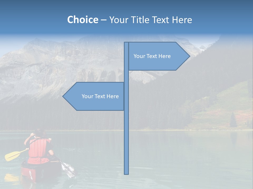 Emerald Lake, Yoho National Park, Canada PowerPoint Template