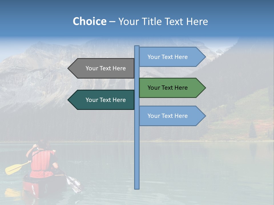Emerald Lake, Yoho National Park, Canada PowerPoint Template