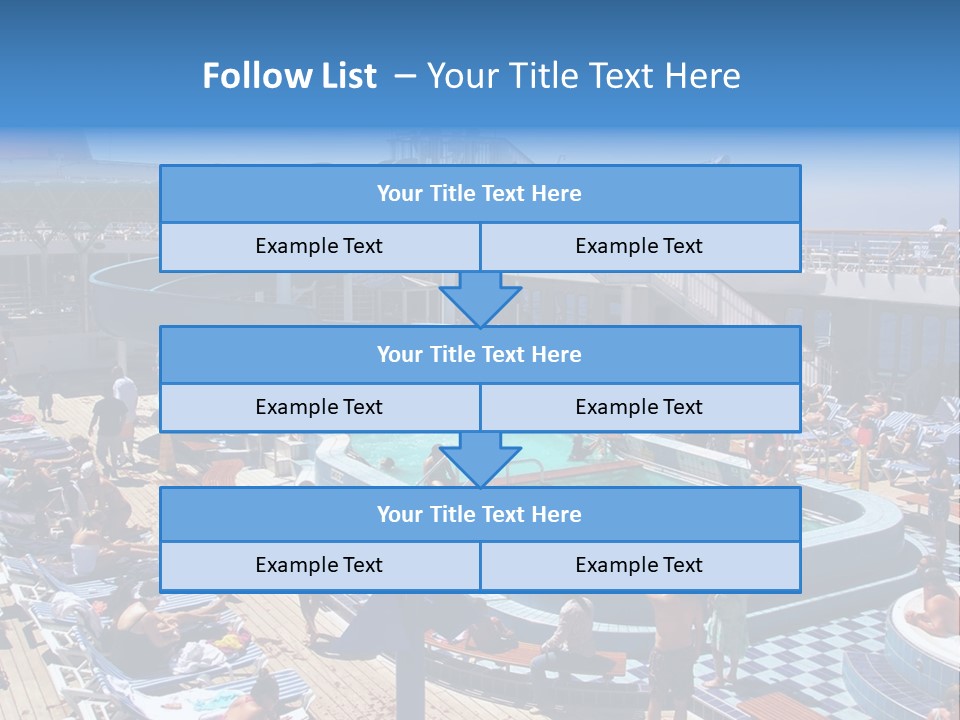 Fun On The Carnival Cruise Ship, Paradise PowerPoint Template