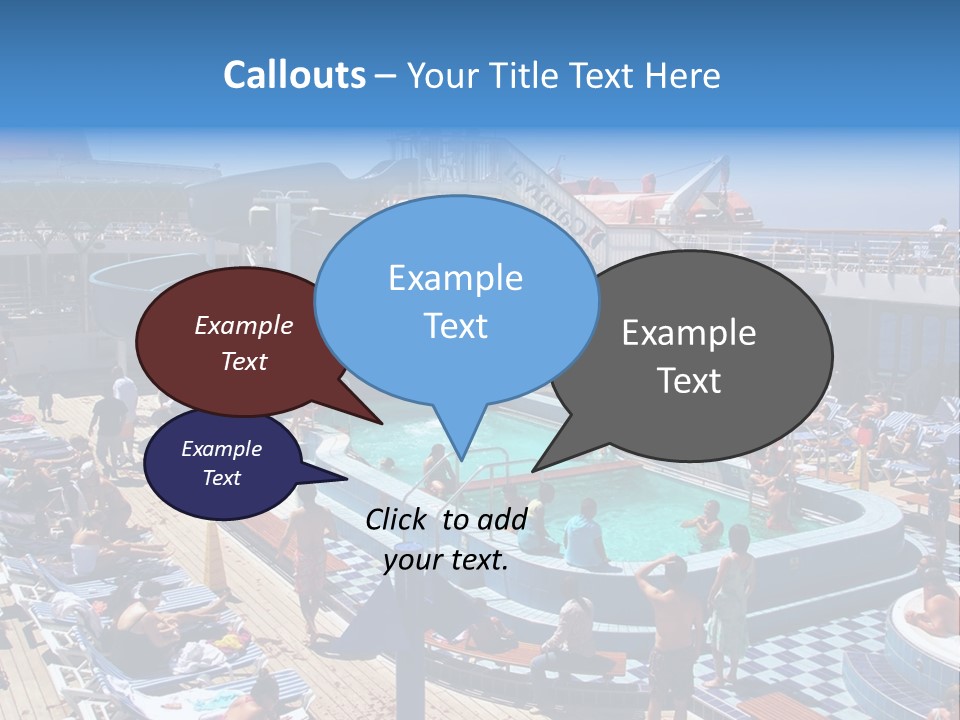 Fun On The Carnival Cruise Ship, Paradise PowerPoint Template