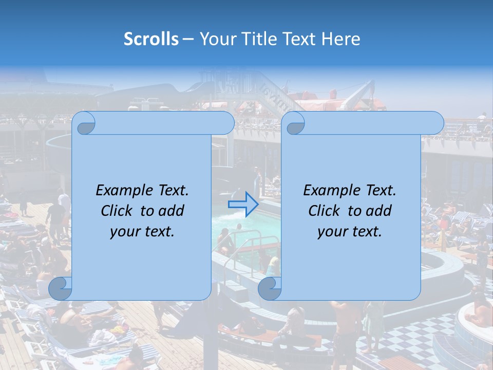 Fun On The Carnival Cruise Ship, Paradise PowerPoint Template