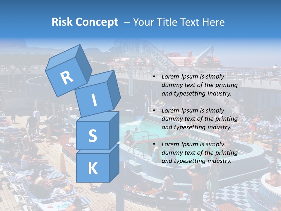 Fun On The Carnival Cruise Ship, Paradise PowerPoint Template