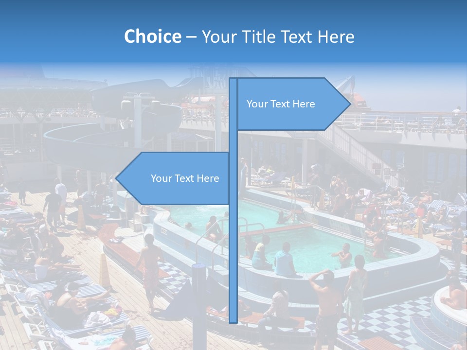 Fun On The Carnival Cruise Ship, Paradise PowerPoint Template