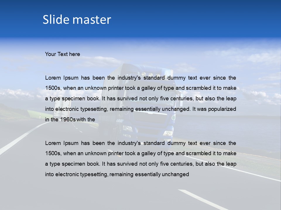 Blue PowerPoint Template