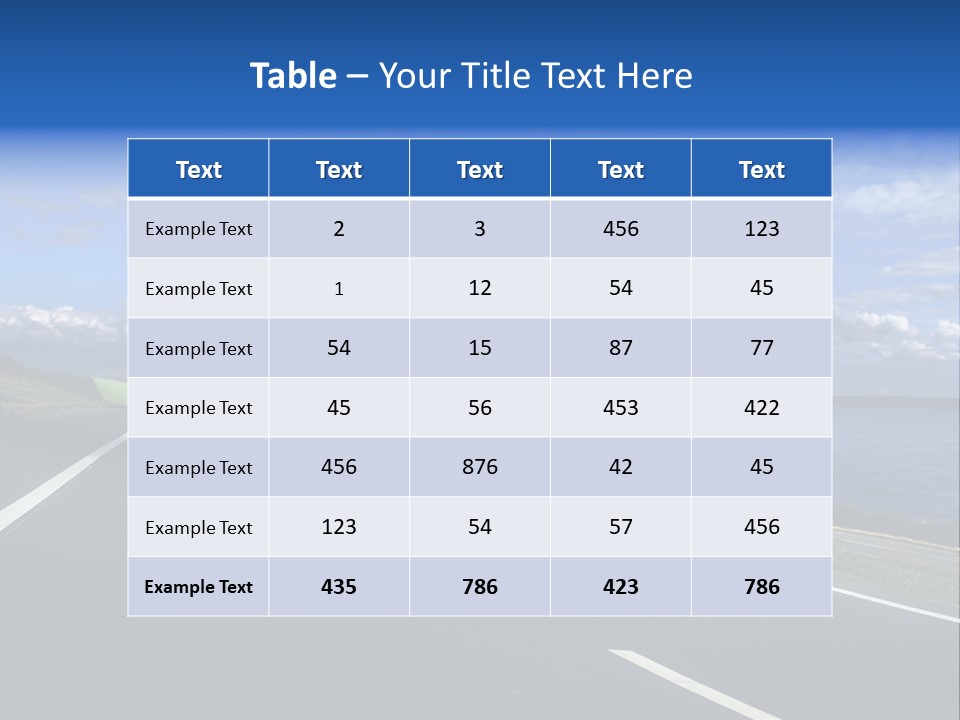 Blue PowerPoint Template