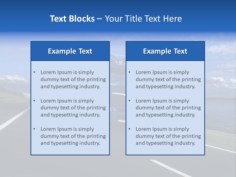 Blue PowerPoint Template