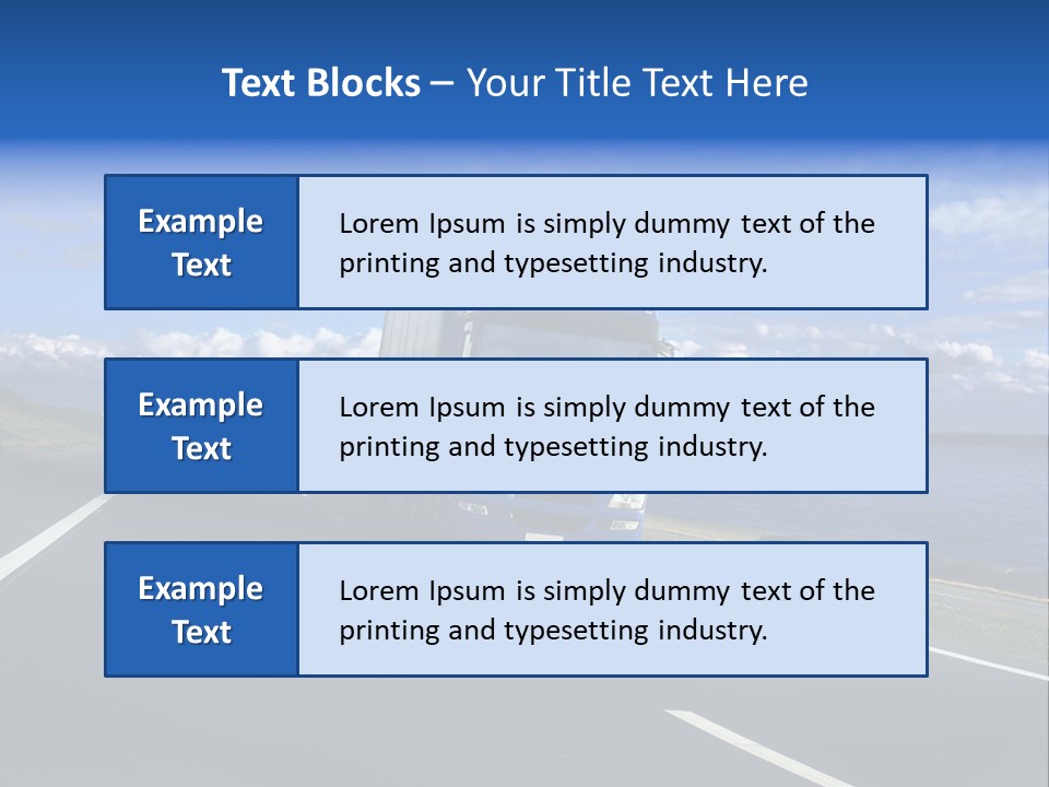 Blue PowerPoint Template