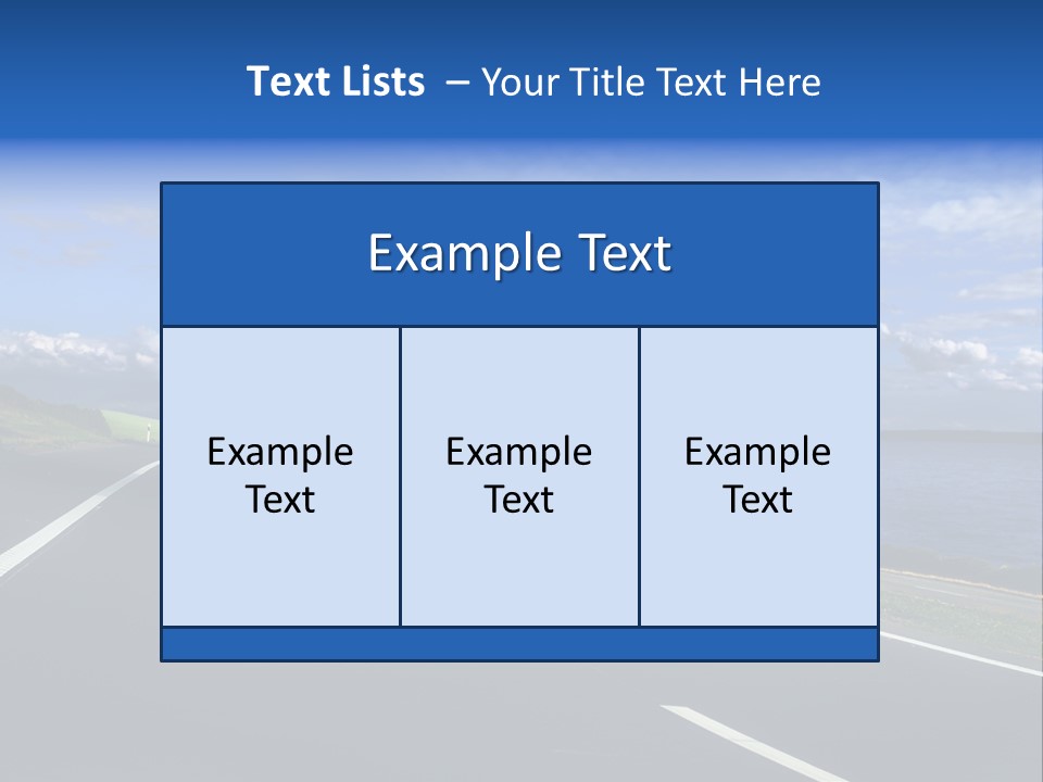 Blue PowerPoint Template