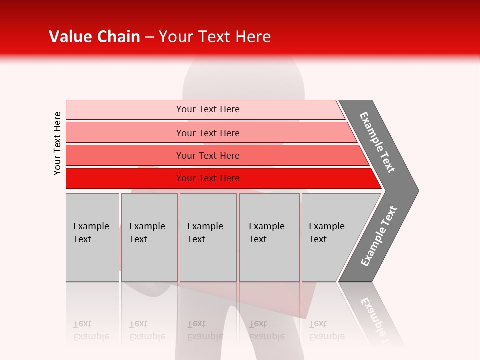 3D Postman With Big Red Envelope PowerPoint Template